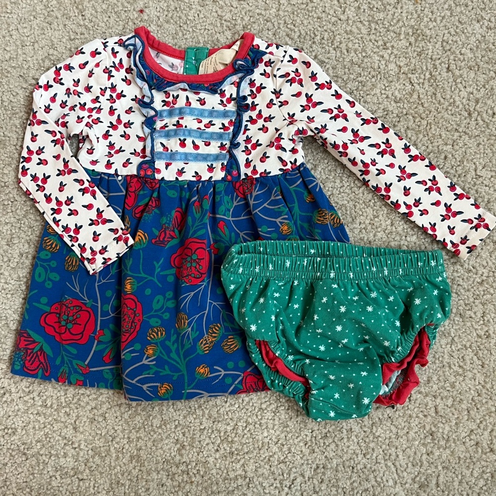 Matilda Jane Holiday Dress and Bloomers
